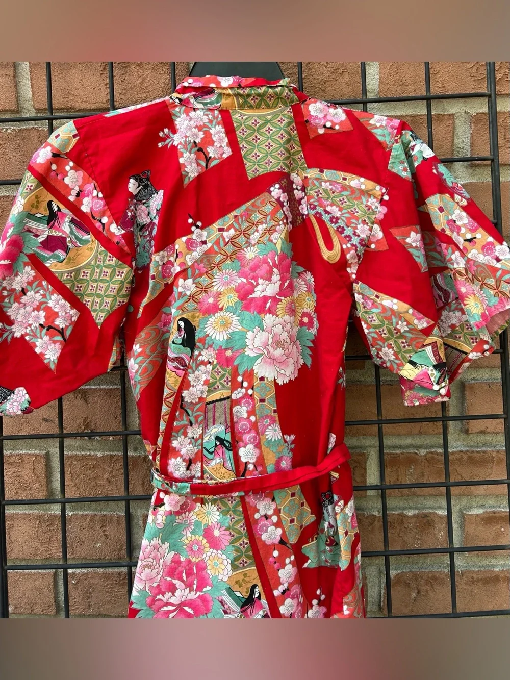 Vintage Sakurai Shoji 100% Cotton Japanese Yukata Robe
